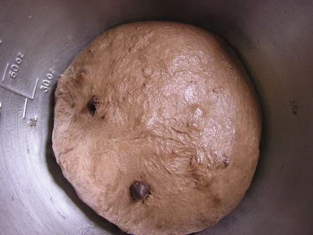 Kneaded pane al cioccolato dough